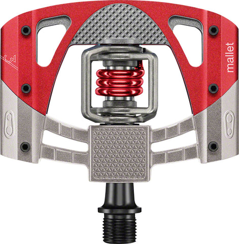 Crank Brothers Mallet 3 pedals, red/raw