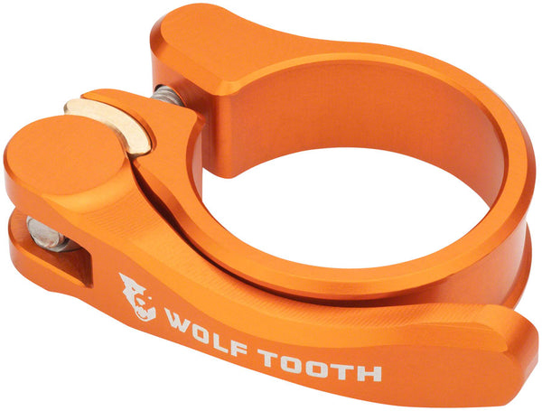 Wolf Tooth Components Quick Release Seatpost Clamp - 31.8mm, Orange