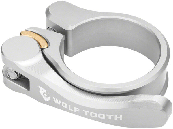 Wolf Tooth Components Quick Release Seatpost Clamp - 31.8mm, Silver