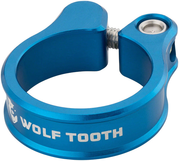 Wolf Tooth Seatpost Clamp 31.8mm Blue