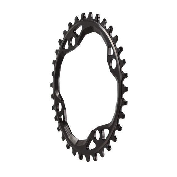 Absolute Black 104 Oval chainring, 104BCD 34T - black
