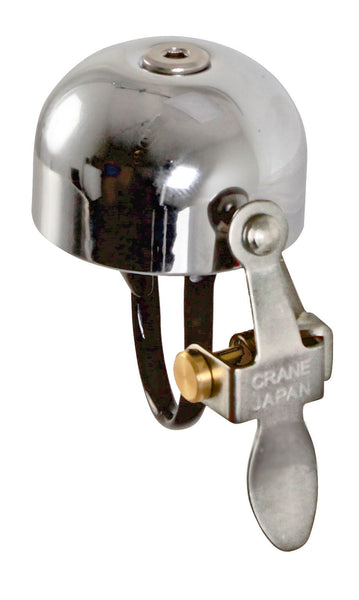 Crane Bell Co E-Ne Bell, Brass - Chrome with Chrome Striker