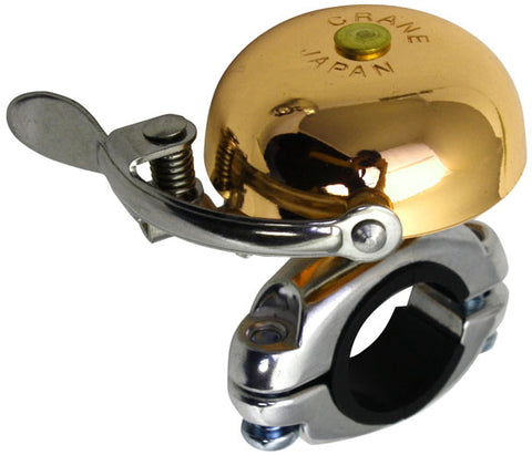 Crane Bell Co Suzu Mini Bell, Brass - Gold