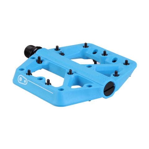 Crank Brothers Stamp 1 Small platform pedals, blue
