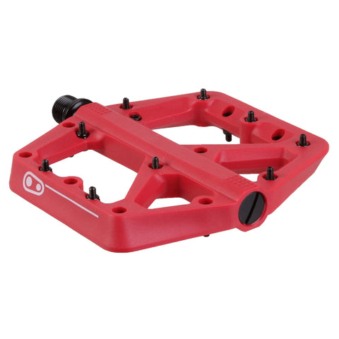 Crank Brothers Stamp 1 Small platform pedals, red