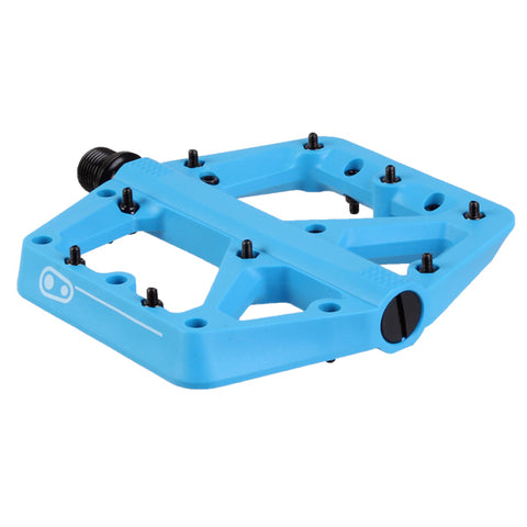 Crank Brothers Stamp 1 Large platform pedals, blue