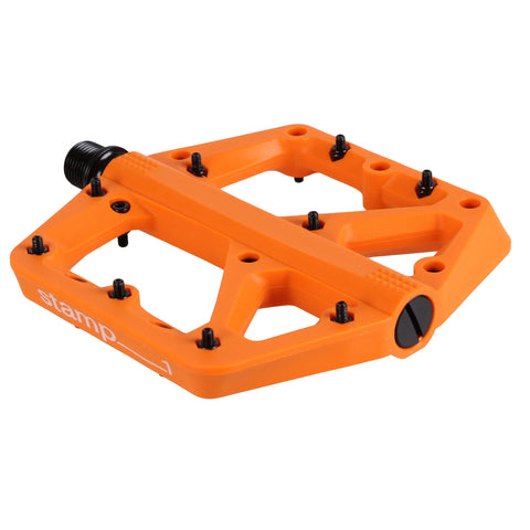 Crank Brothers Stamp 1 Large Platform Pedals, Orange