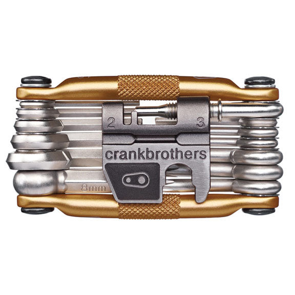 Crank Brothers Multi-19 Mini Tool with Flask, Gold