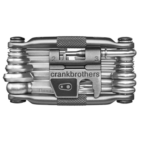 Crank Brothers Multi-19 Mini Tool with Flask, Nickel