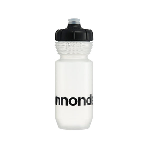 Cannondale Logo Gripper Bottle Clear + Black 600ml CP5100U0160
