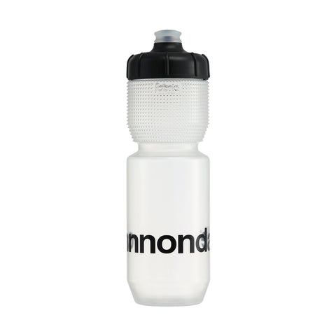Cannondale Logo Gripper Bottle Clear + Black 750ml CP5100U0175