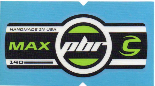 Cannondale PBR Max 140 Band Decal/Sticker Black, white, green