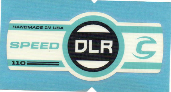 Cannondale Lefty Speed DLR 110 Band Decal/Sticker Black, white, blue