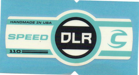 Cannondale Lefty Speed DLR 110 Band Decal/Sticker Black, white, blue