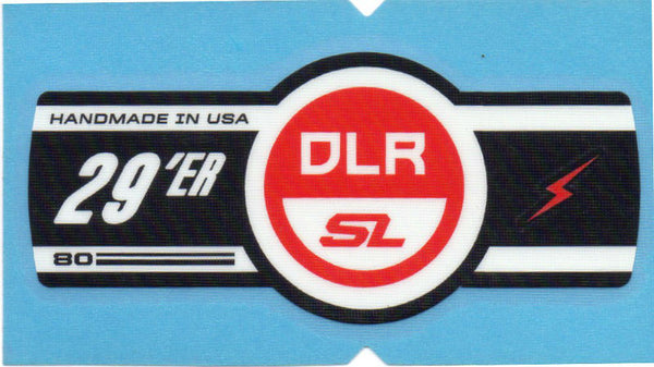 Cannondale Lefty DLR SL 80 29 Band Decal/Sticker Black white, red
