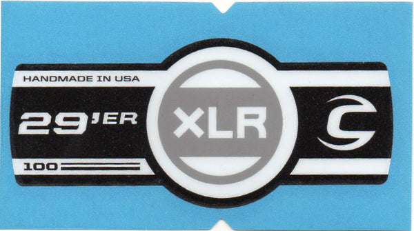 Cannondale Lefty XLR 100 29 Band Decal/Sticker Black, white, grey