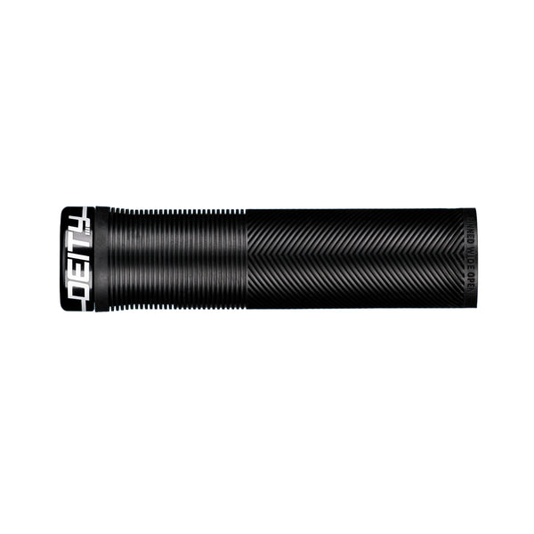 Deity Knuckleduster Lock-on Grips: Black with Black Clamp