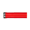 Deity Knuckleduster Lock-on Grips: Red with Black Clamp