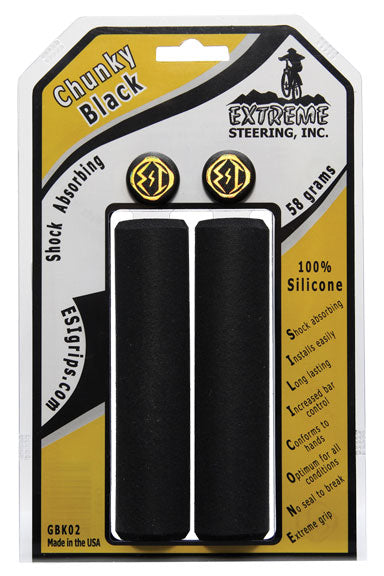ESI 32mm Chunky Lightweight Silicone MTB Grips Black