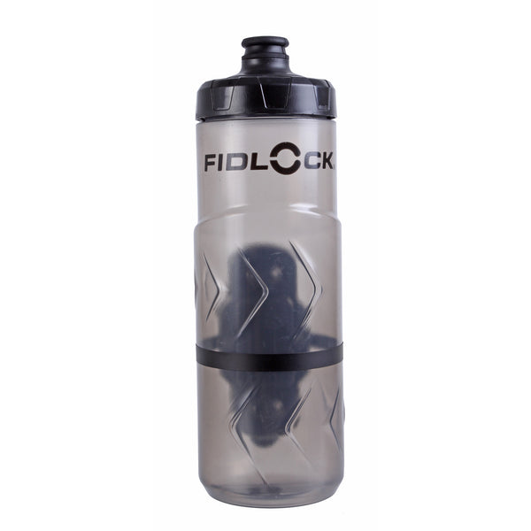 Fidlock BottleTwist water bottle w/Gravity kit, 20oz - smoke
