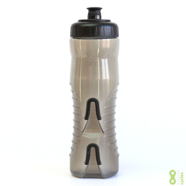 Fabric Cageless Water Bottle 750ml - Black/Black