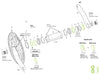 Cannondale Hollowgram Crank Spindle Spacer Set - Complete Road Set - KP483/
