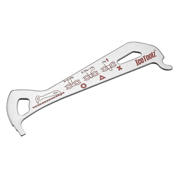 IceToolz Chain Checker Go/No-Go Gauge, Stainless
