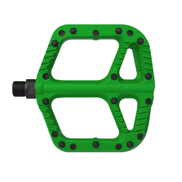 OneUp Components Comp platform pedals pair, Green