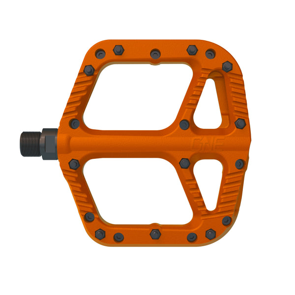 OneUp Components Comp platform pedals, orange