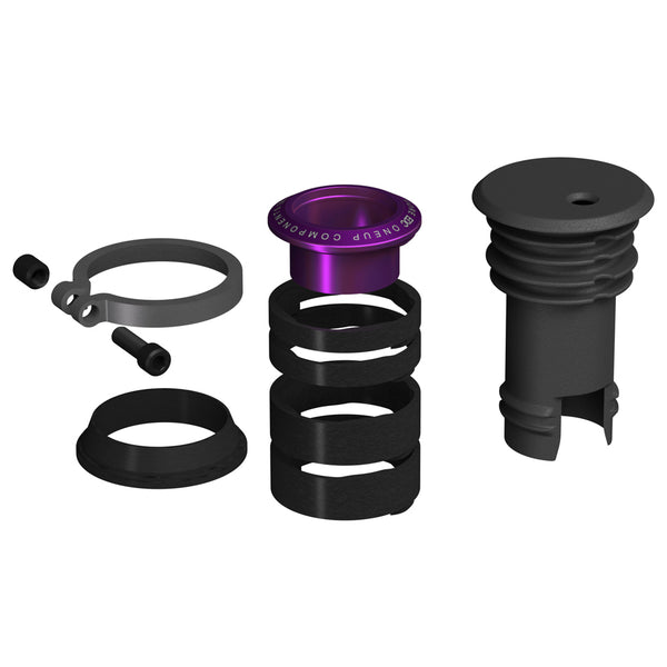 OneUp Components EDC Stem Cap and Preload Kit, Purple