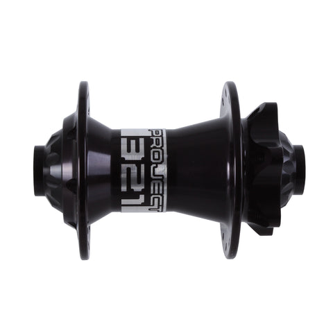 Project 321 ISO Disc front hub, 32h, 15x100mm - black