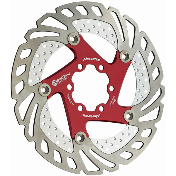 Reverse AirCon Disc Rotor, 160mm - Red