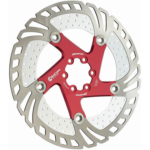 Reverse AirCon Disc Rotor, 203mm - Red