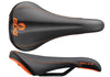 SDG Bel-Air RL saddle, Steel rails - blk/orange