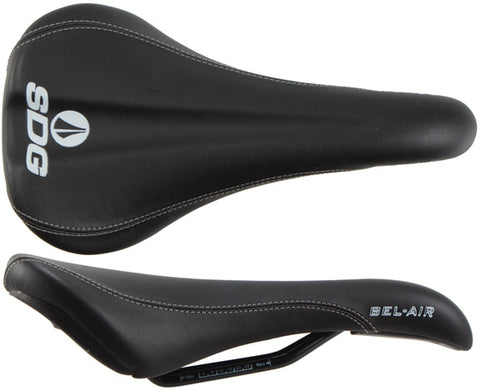 SDG Bel-Air RL saddle, steel rail - black/black