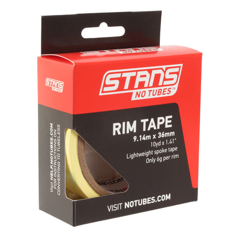 Stan's Yellow Rim 36mm Tape, 10 Yard Roll