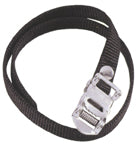 Wellgo Standard toe strap set for toe clips - Black Pair