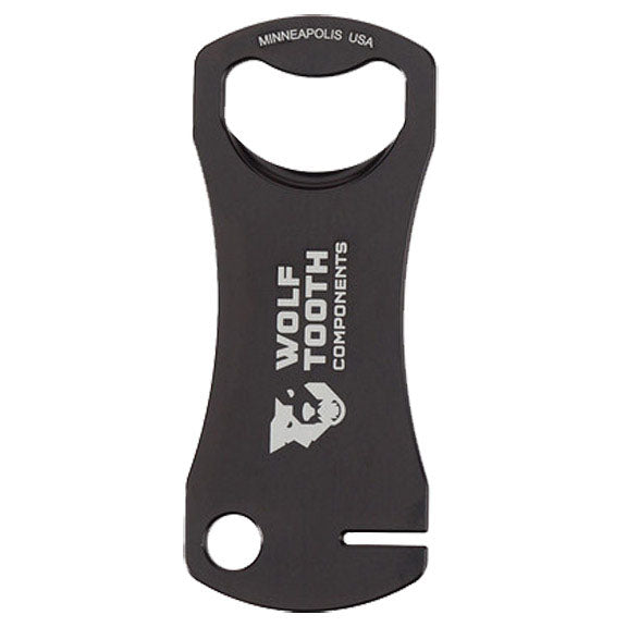 Wolf Tooth Components Bottle Opener and Rotor Truing Tool, Black