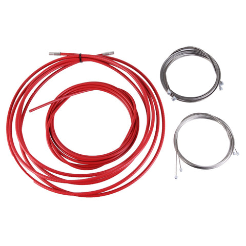 Yokozuna Reaction Cable/Casing Kit, Der/Brake, Rd/Mtn - Red