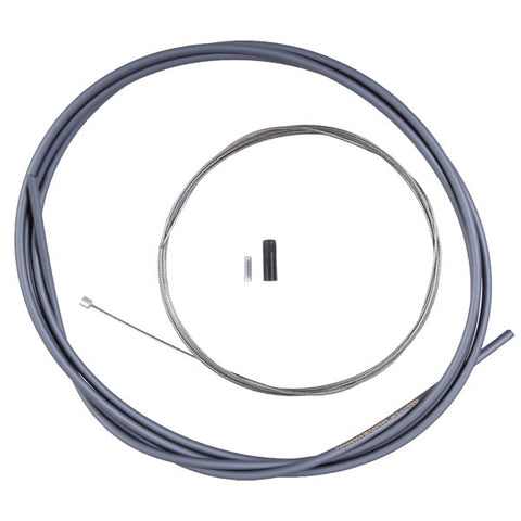 Yokozuna Premium 1x Cable/Casing Kit, 4mm/1.2mm - R Grey