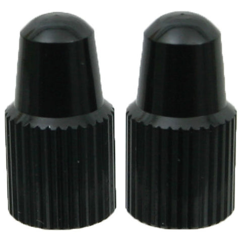 Yokozuna Alloy valve cap, Presta, black - pair