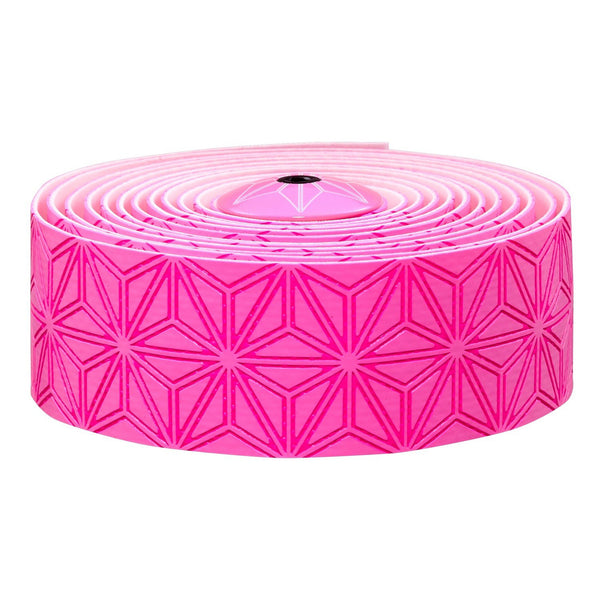 Supacaz Super Sticky Kush handlebar tape, neon pink