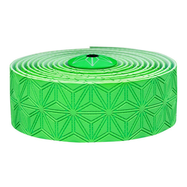 Supacaz Super Sticky Kush handlebar tape, neon green